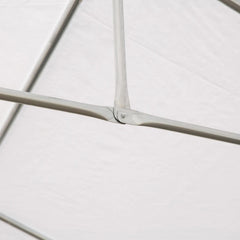 Aosom Outsunny 20' x 32' Large Outdoor Carport Canopy Party Tent with Removable Protective Sidewalls & Versatile Uses, White